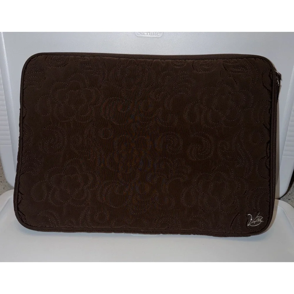Vera Bradley Laptop Sleeve Case Padded Zip Bag 17